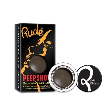 Rude - PeepShow Brow & Eyeliner Cream - Dark Side...
