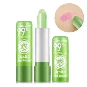 2 Pack Aloe Vera Lipstick, Firstfly Long Lasting N...