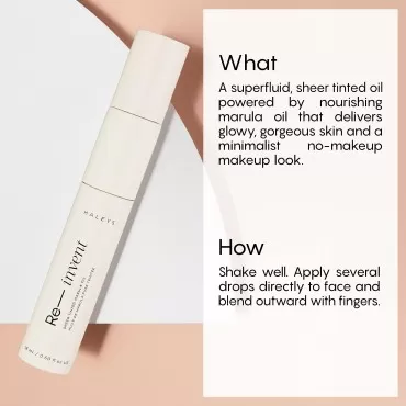 HALEYS Re-invent Sheer Tinted Marula Oil, Skin Tin...