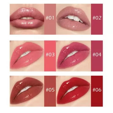 KWOLYKIM Hydrating Lip Glow Oil, Moisturizing Lip Oil Gloss Water Lifter Gloss Plumping Lip Gloss, Lip Oil for Sweet Lip Glaze Care and Dry Lips