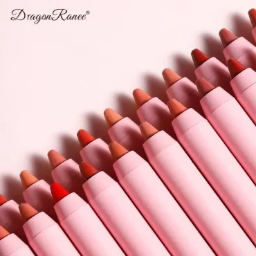 2Pcs Pink Lip Liner Pencil and Lipstick Set,Velvet...