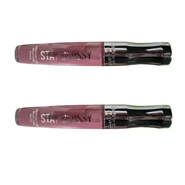 Pack of 2 Rimmel Stay Glossy 6HR Lip Gloss, Stay My Rose # 160