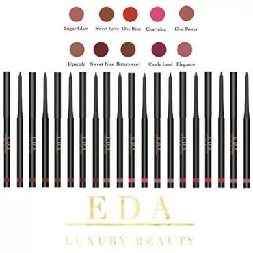 EDA LUXURY BEAUTY CANDY LAND RETRACTABLE LIP LINER Creamy Smooth Formula High Pigmented Professional Makeup Long Lasting Waterproof Twist Up Mechanical Automatic Lip Color Pencil