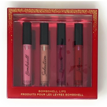Victoria's Secret Bombshell Color Shine 4-piece Lip Gloss Set