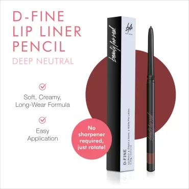 Beauty For Real D-Fine Lip Liner Pencil, Neutral D...