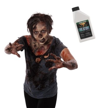 Creature Liquid Latex 2 Pack - CLEAR - General Purpose Professional Special Effects, for Halloween Vampire, Monster, Zombie Makeup and Dress up