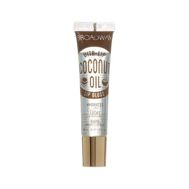 6-PACKS Kiss Broadway Clear Lip Gloss (Coconut Oil...