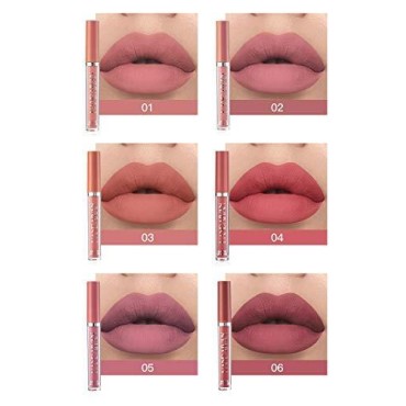 BestLand 6Pcs Matte Liquid Lipstick Makeup Set, Ma...