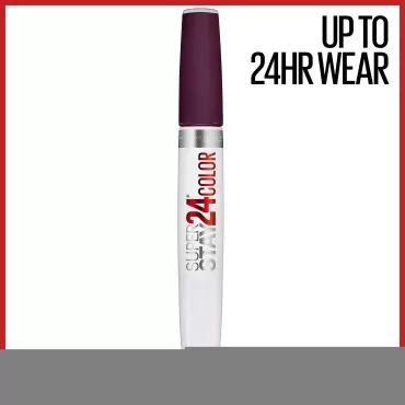 Maybelline SuperStay 24, 2-Step Liquid Lipstick, Extreme Aubergine