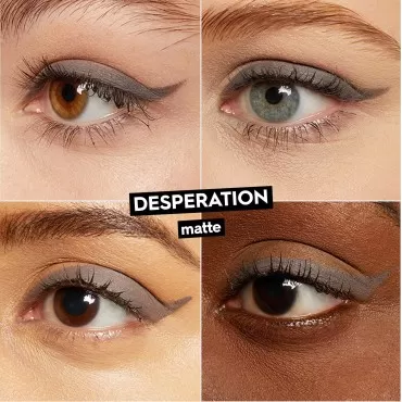 URBAN DECAY 24/7 Glide-On Waterproof Eyeliner Pencil - Long-Lasting, Ultra-Creamy & Blendable Formula - Sharpenable Tip - Desperation (Deep Taupe/Gray with Matte Finish) - 0.04 Oz