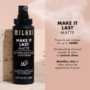 Milani Make it Last Matte - Matte Finish Charcoal ...