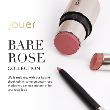 Jouer Bare Rose Collection - Blush Stick, Cream Li...