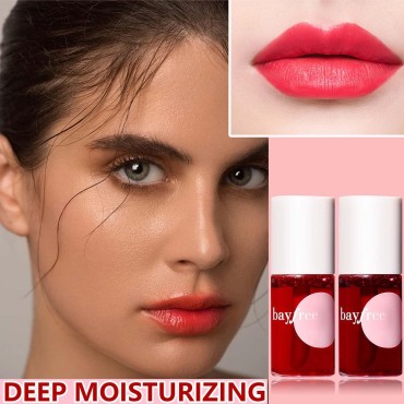 2 Colors Lip Tint Stain Set,Mini Velvet Lip Tint W...