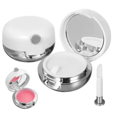 Beaupretty 2 Pieces Plastic Lips Balm Jars Empty L...