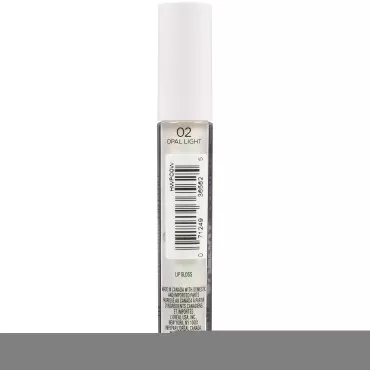 L'Oreal Paris Makeup Infallible Galaxy Lumiere Holographic Lip Gloss, Loaded with Iridescent Pearls, Wear Alone or as a Topper to your Favorite Lipstick, Opal Light, 0.1 fl; oz.
