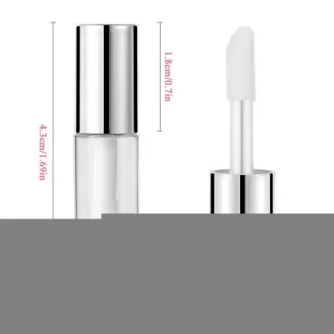 lip gloss tubes tube kit,45 Pack 1.2ML empty lip gloss tubes Containers Mini Balm Reusable Containers for Lipstick SamplesTravel DIY Makeup White Red