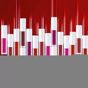 RONRONS 12 Pieces White Round Lip Gloss Bottle Con...