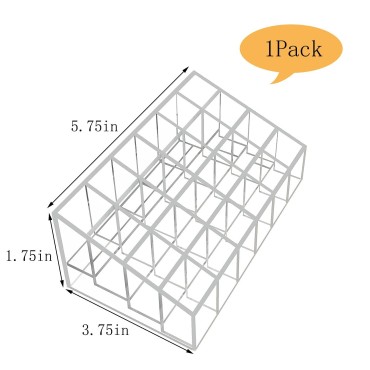 XINGLIAN 24 Slot Clear Lipstick Holder Lipstick Or...