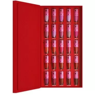 Jeffree Star Cosmetics Blood Sugar Limited Edition Red Liquid Lipstick Lip Vault 25 Mini Travel Size Lipsticks - The Vault Blood Sugar