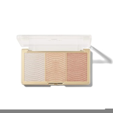 Milani Stellar Lights Highlighter Palette - Rose Glow (0.42 Ounce) 3 Vegan, Cruelty-Free Face Powders that Contour & Highlight for a Glowing Look