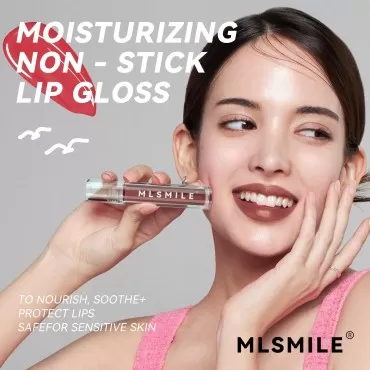 Red Lip Plumper Gloss Lipstick, Volumizing Lip Glo...