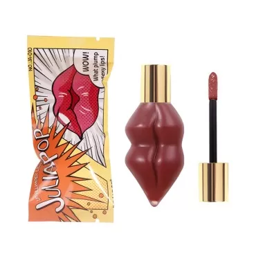 MIESCHER Lip Plumper Gloss Moisturize Hydrating Liquid Lipstick Smooth Wet n Wild Jelly Lip gloss Stick Honey Shine Lip Sexy Red Plumping Lip Best Clear Lip Plumper Balm Liquid Party (Jujube Red)