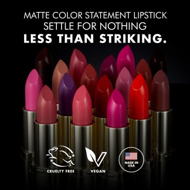 Milani Color Statement Matte Lipstick - Matte Darling (0.14 Ounce) Cruelty-Free Nourishing Lipstick with a Full Matte Finish