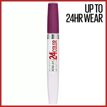 Maybelline SuperStay 24 2-Step Liquid Lipstick Makeup, Boundless Berry, 1 kit