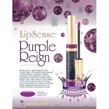LipSense Liquid Lip Color, Purple Reign, 0.25 fl oz / 7.4 ml
