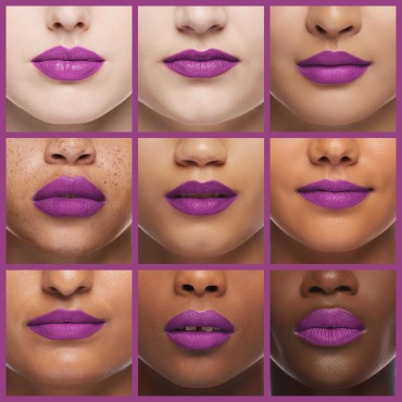 Milani Color Statement Lipstick - Violet Volt, Cruelty-Free Nourishing Lip Stick in Vibrant Shades, Purple Lipstick, 0.14 Ounce
