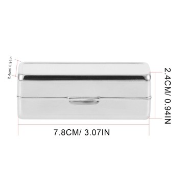 Beaupretty 2pcs Metal Lipstick Case Holder With Mi...