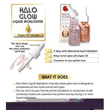 J.CAT BEAUTY Halo Glow Liquid Highlighter - Crysta...