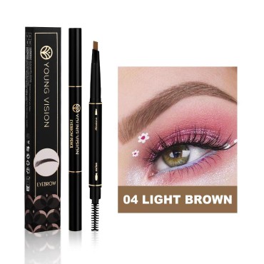 AMAKO Automatic Twin Eyebrow Pencil Waterproof Smu...