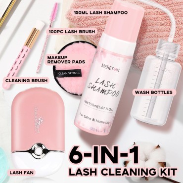 150ml Lash Shampoo for Lash Extensions, Eyelash Ex...