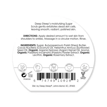 Deep Steep Sugar Scrub, Passion Fruit Guava, 8 Ounce
