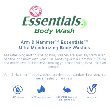 Arm & Hammer Clear Water Ultra Moisturizing Body Wash, Pack of 3s