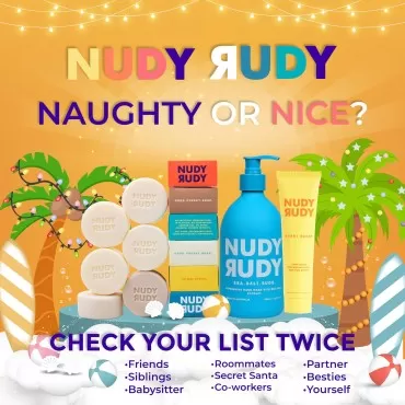Nudy Rudy Natural Bar Soap | 3 Pack Assorted Organ...