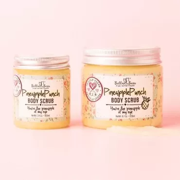 Bella & Bear Pineapple Body Scrub Exfoliator - Veg...