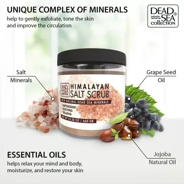 Dead Sea Collection Salt Body Scrub - Large 23.28 ...