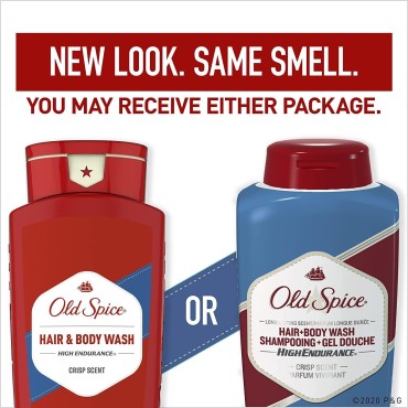 Old Spice High Endurance Hair & Body Wash 18 oz (Pack of 3)