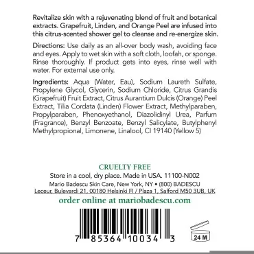 Mario Badescu Citrus Body Cleanser - Lightweight S...