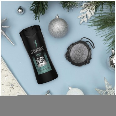 AXE Apollo Holiday Gift Set With Body Wash & Shower Detailer for Grooming 3 count, 16 ounce