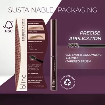 Blinc Eyebrow Mousse, Extreme Hold Tinted Eyebrow ...