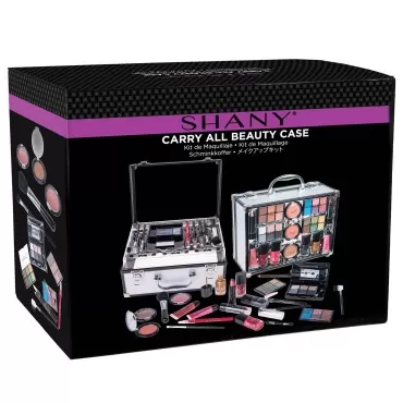 SHANY Carry All Trunk Makeup Train Case with Re-us...