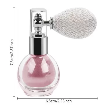 Harapu Glitter Powder Makeup Spray, Gloss Powder Spray for Face and Body, Attention Seeker (Ultra Violet)
