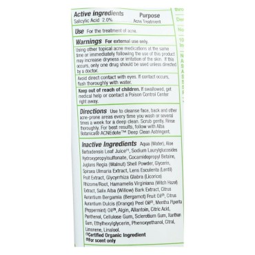 Alba Botanica Natural Acnedote Face & Body Scrub, ...