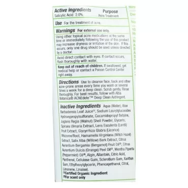 Alba Botanica Natural Acnedote Face & Body Scrub, ...