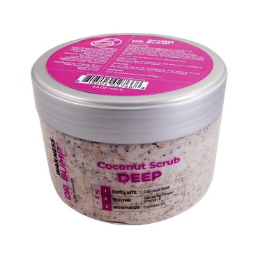 Waxness Dr. Bump Coconut Shell Scrub 3 in 1 Deep 8.8 Oz / 250 g