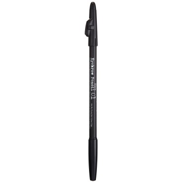 The BrowGal Skinny Eyebrow Pencil, Black, 0.04 Oz...