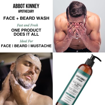 ABBOT KINNEY APOTHECARY Beard Wash, Sulfate Free M...